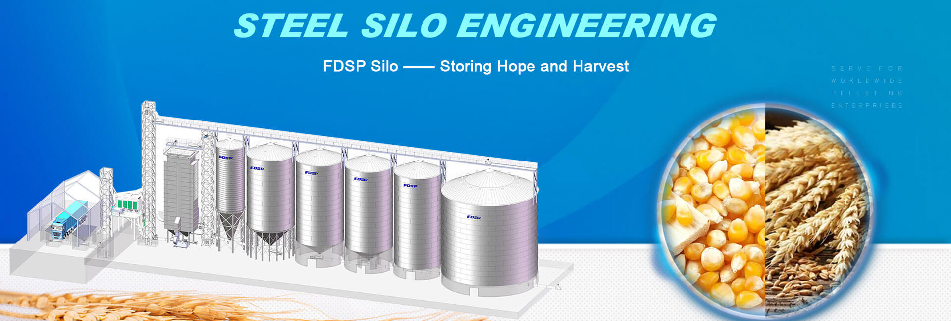 Chelik silos-oddiy silos-spiral silos-prefabrik po'lat silos-FDSP